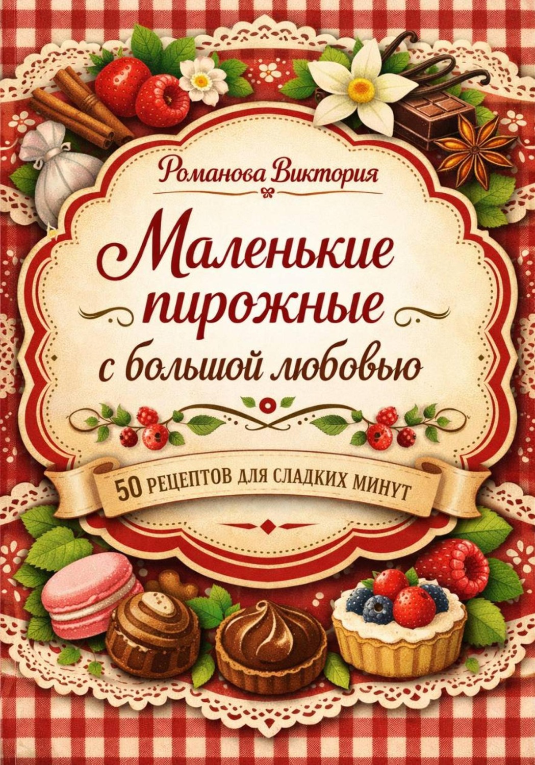 Обложка книги «Маленькие пирожные с большой любовью: 50 рецептов для сладких минут»