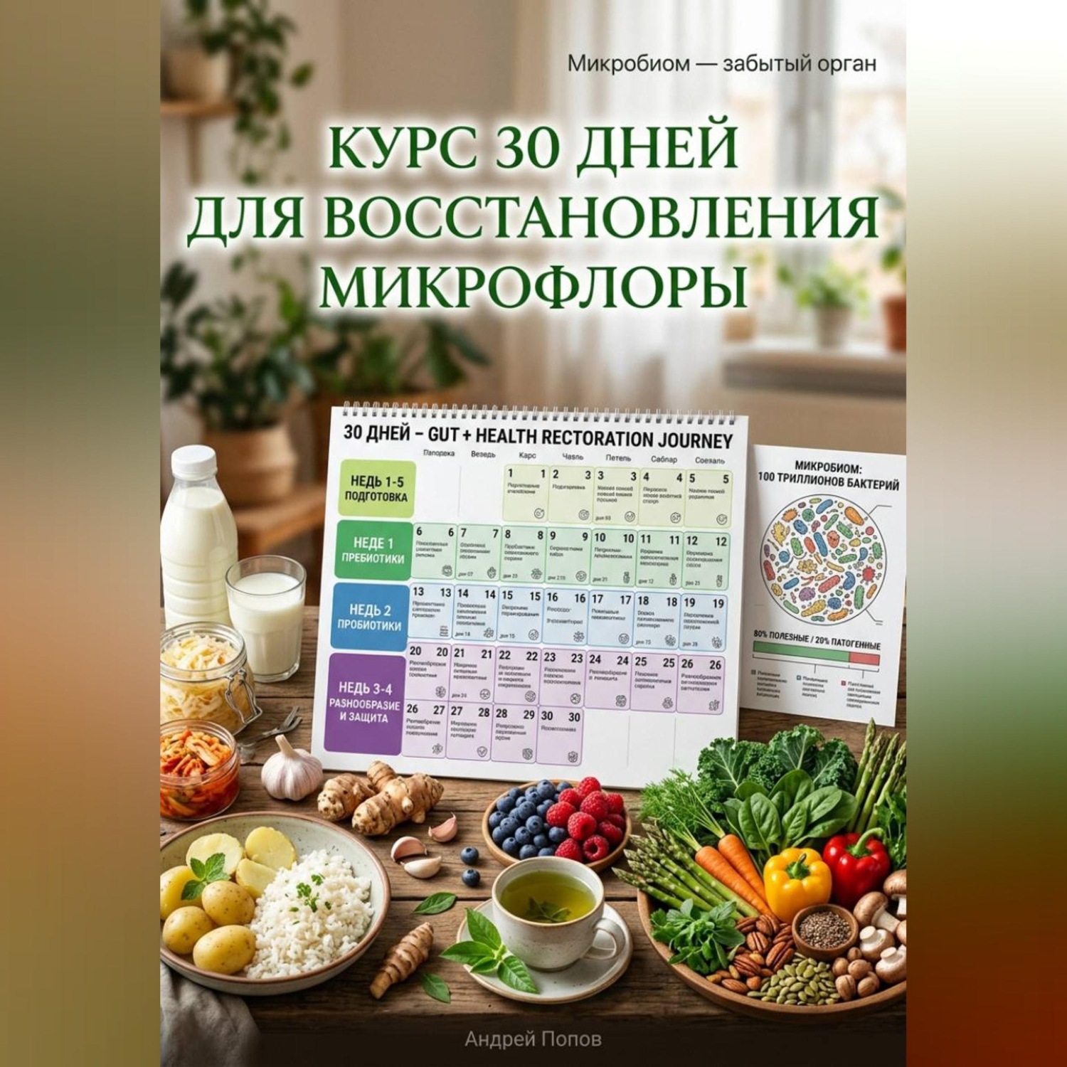 Обложка книги «Иммунный курс 30 дней: быстро и легко»