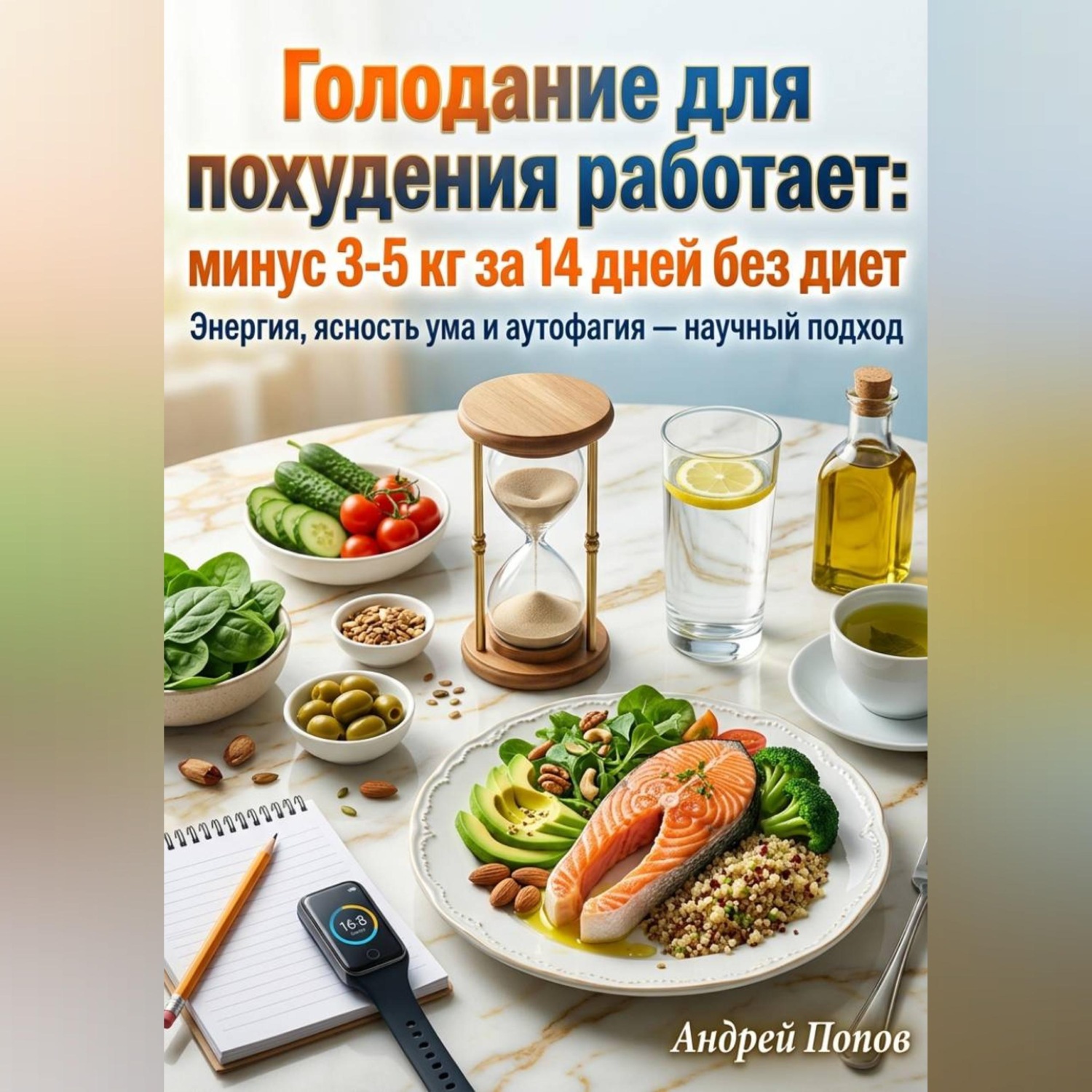 Обложка книги «Голодание для похудения работает: минус 3-5 кг за 14 дней без диет»