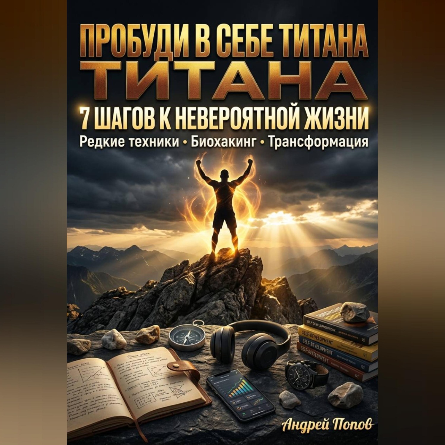 Обложка книги «Пробуди в себе титана: 7 шагов к невероятной жизни»
