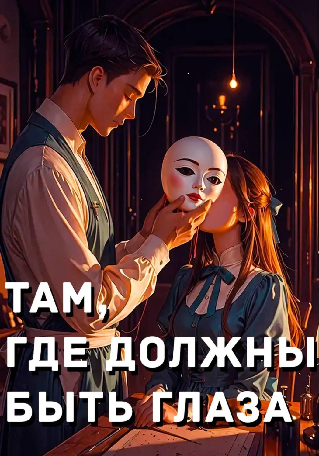 Обложка книги «Там, где должны быть глаза»