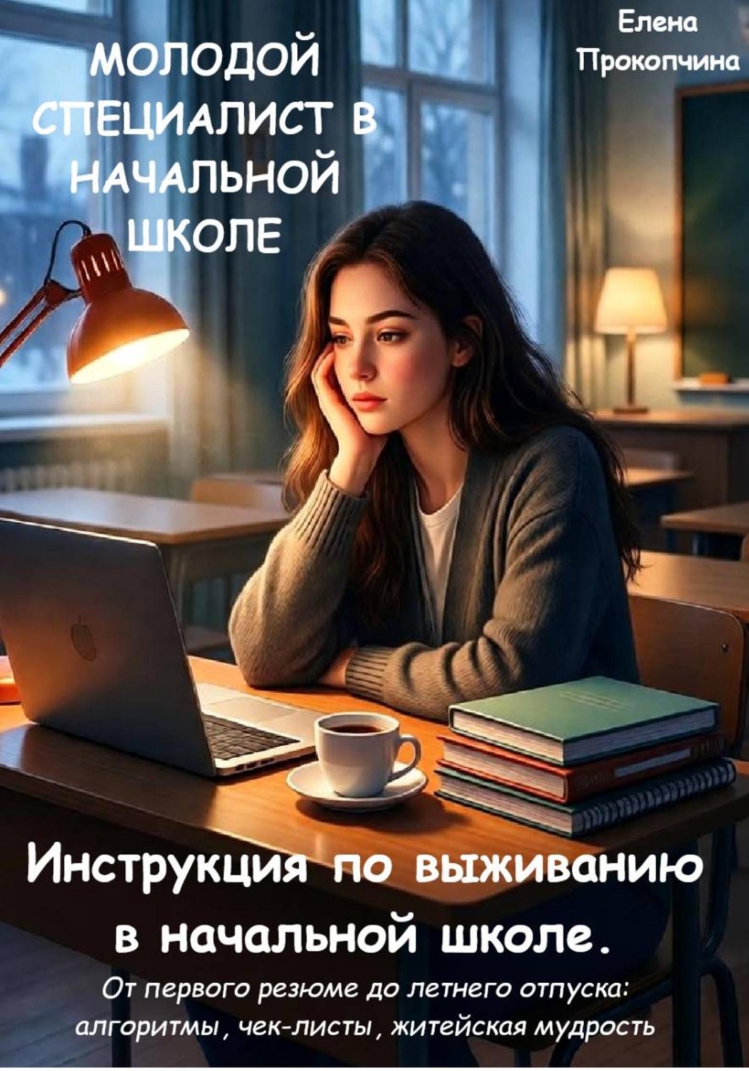 Обложка книги «Молодой специалист: инструкция по выживанию в начальной школе. От первого резюме до летнего отпуска: алгоритмы, чек-листы, житейская мудрость»