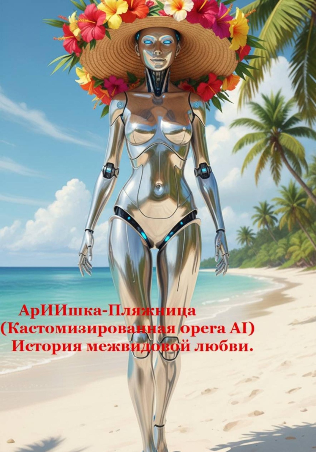 Обложка книги «АрИИшка-пляжница. История межвидовой любви»