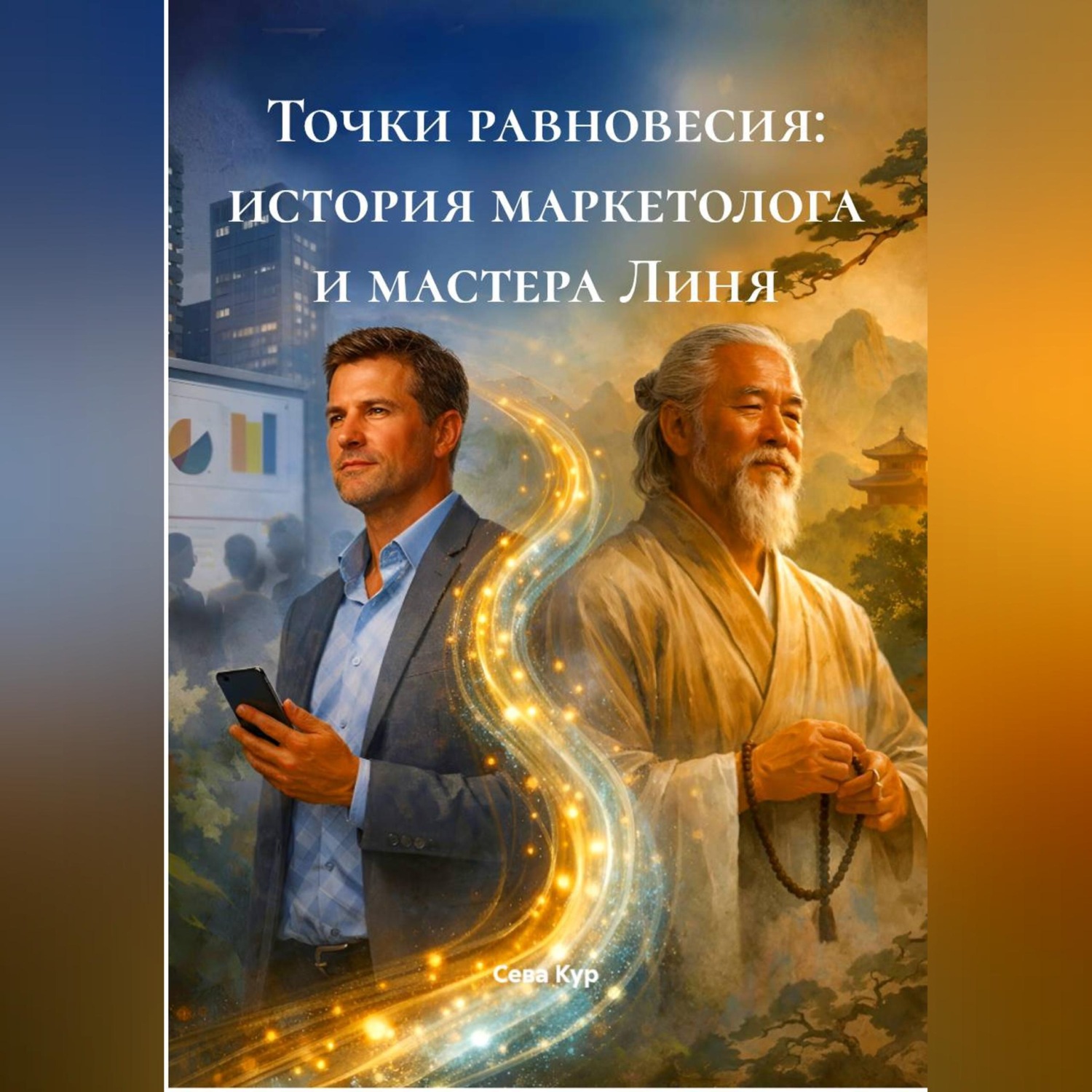 Обложка книги «Точки равновесия: история маркетолога и мастера Линя»