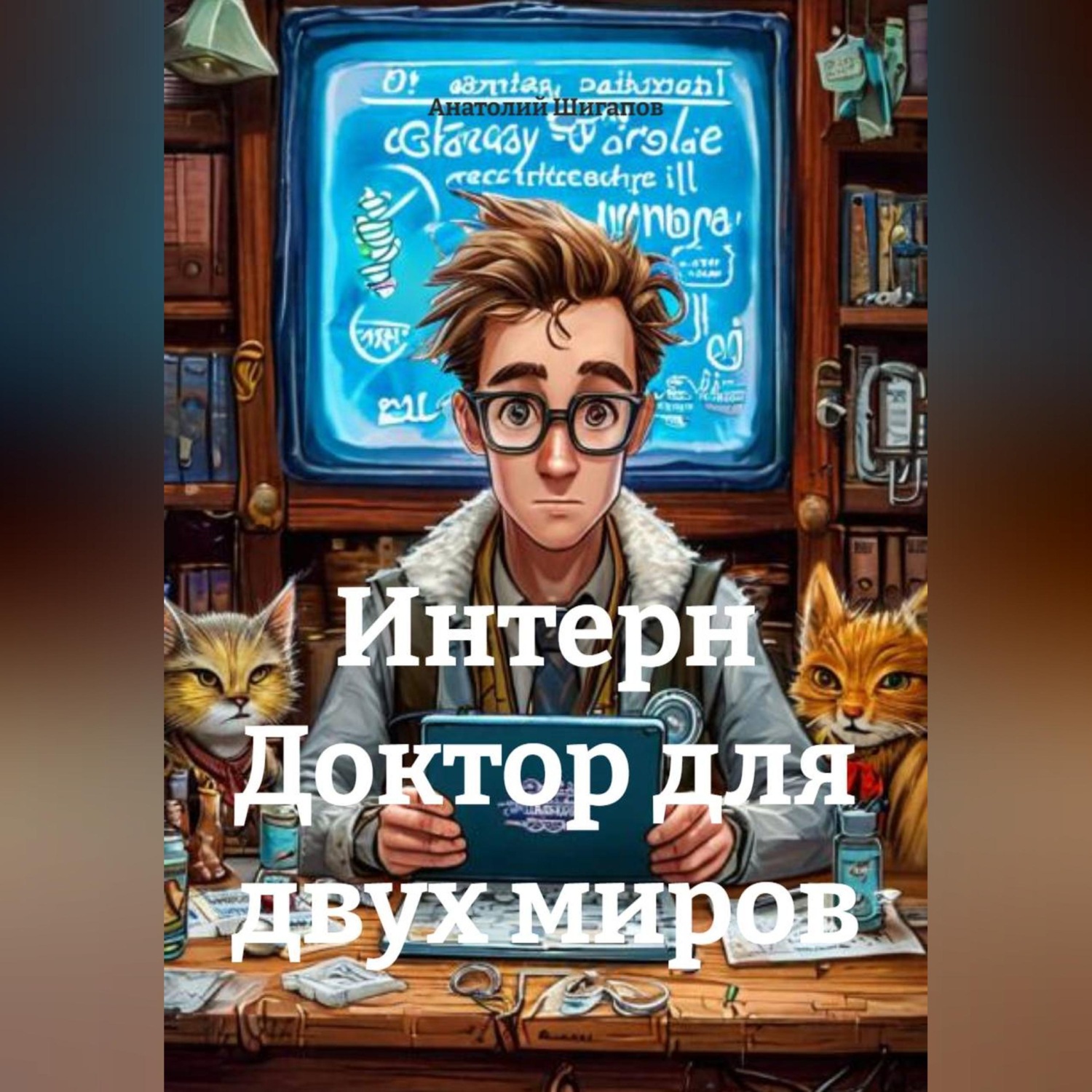 Обложка книги «Интерн Доктор для двух миров»