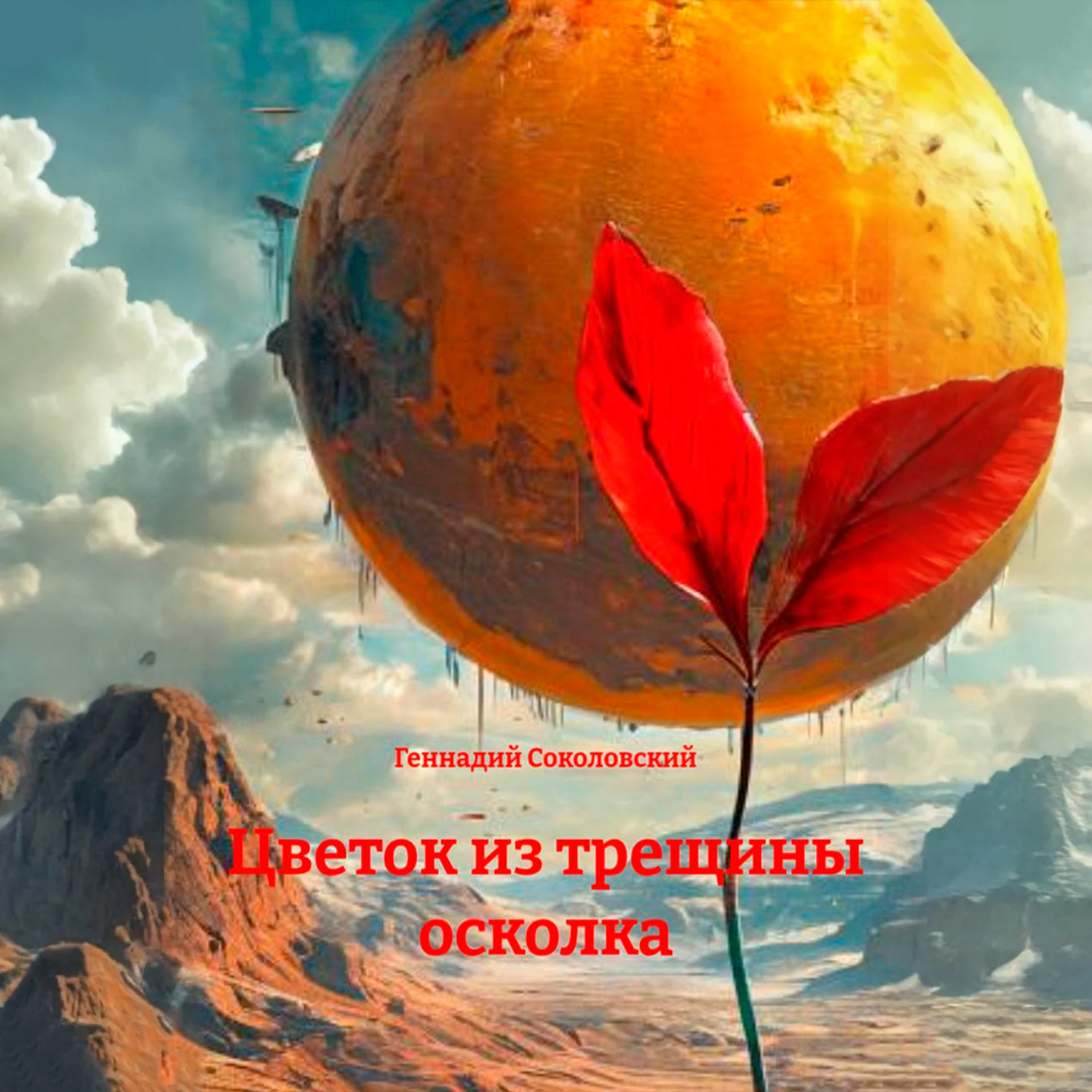 Обложка книги «Цветок из трещины осколка»