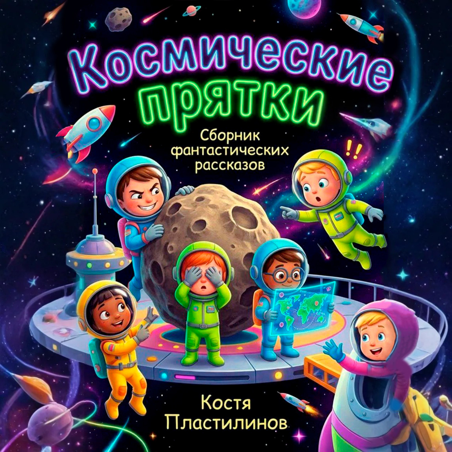 Обложка книги «Космические прятки»