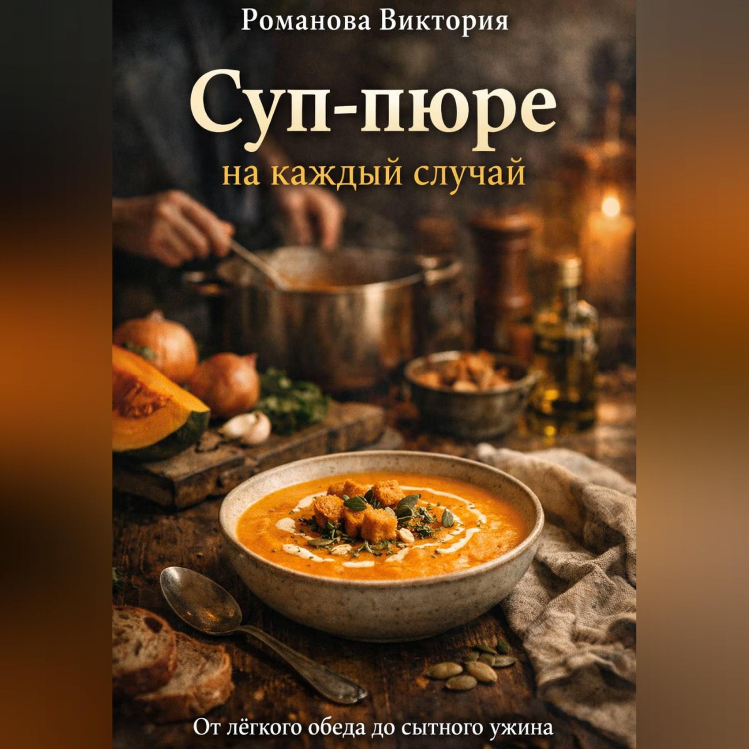 Обложка книги «Суп-пюре на каждый случай: от лёгкого обеда до сытного ужина»