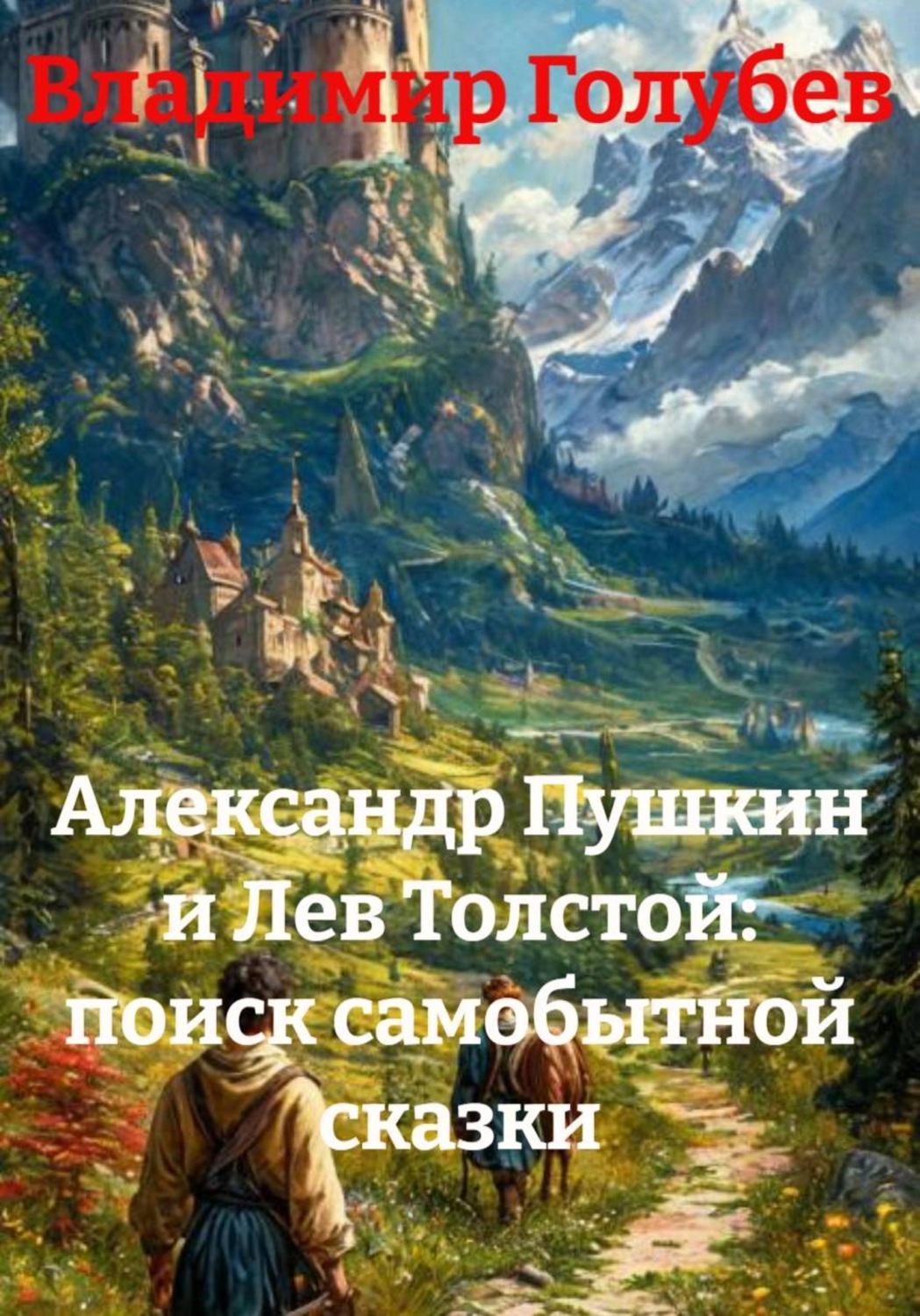 Обложка книги «Александр Пушкин и Лев Толстой: поиск самобытной сказки»