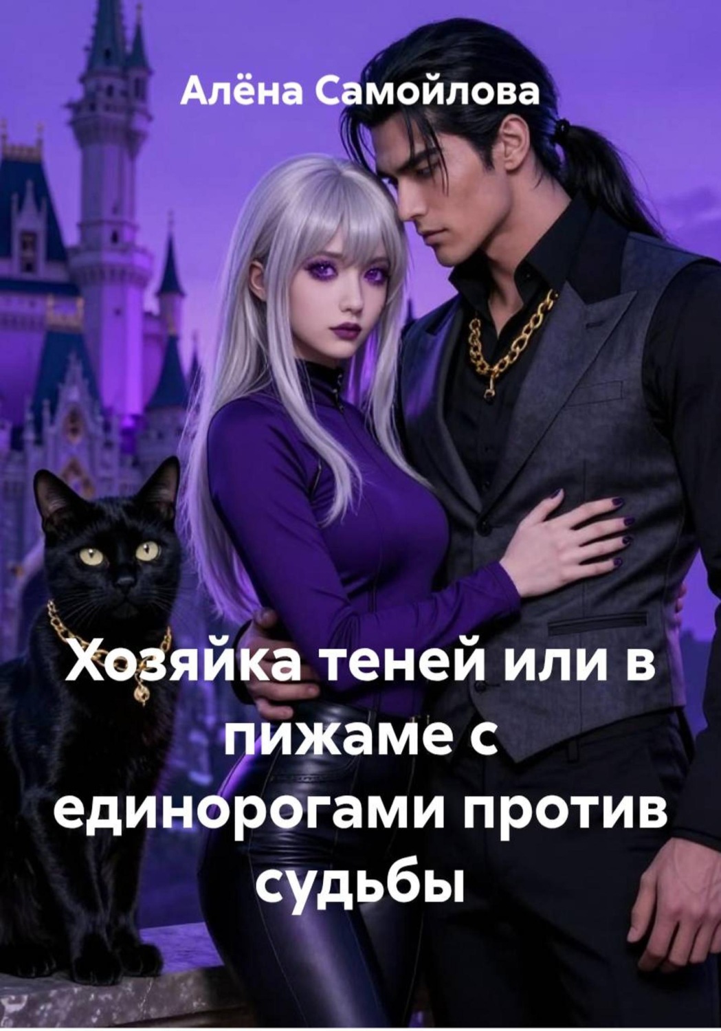 Обложка книги «Хозяйка теней или в пижаме с единорогами против судьбы»