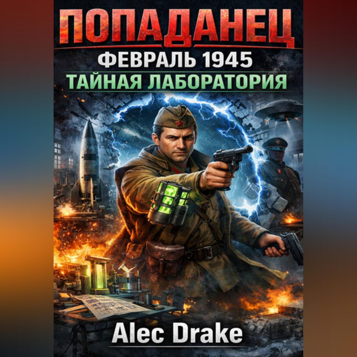 Обложка книги «Попаданец. Февраль 1945. Тайная лаборатория»