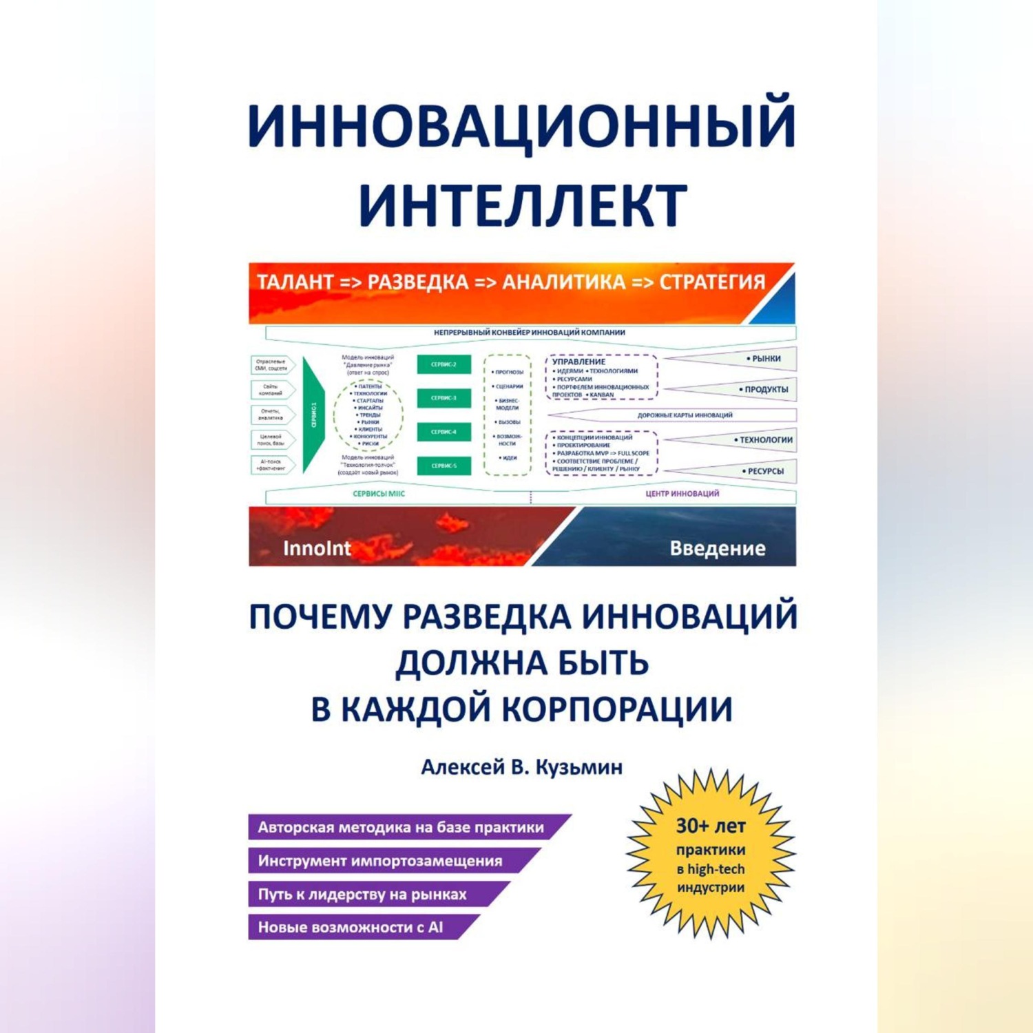 Обложка книги «Инновационный интеллект. Почему разведка инноваций должна быть в каждой корпорации».»
