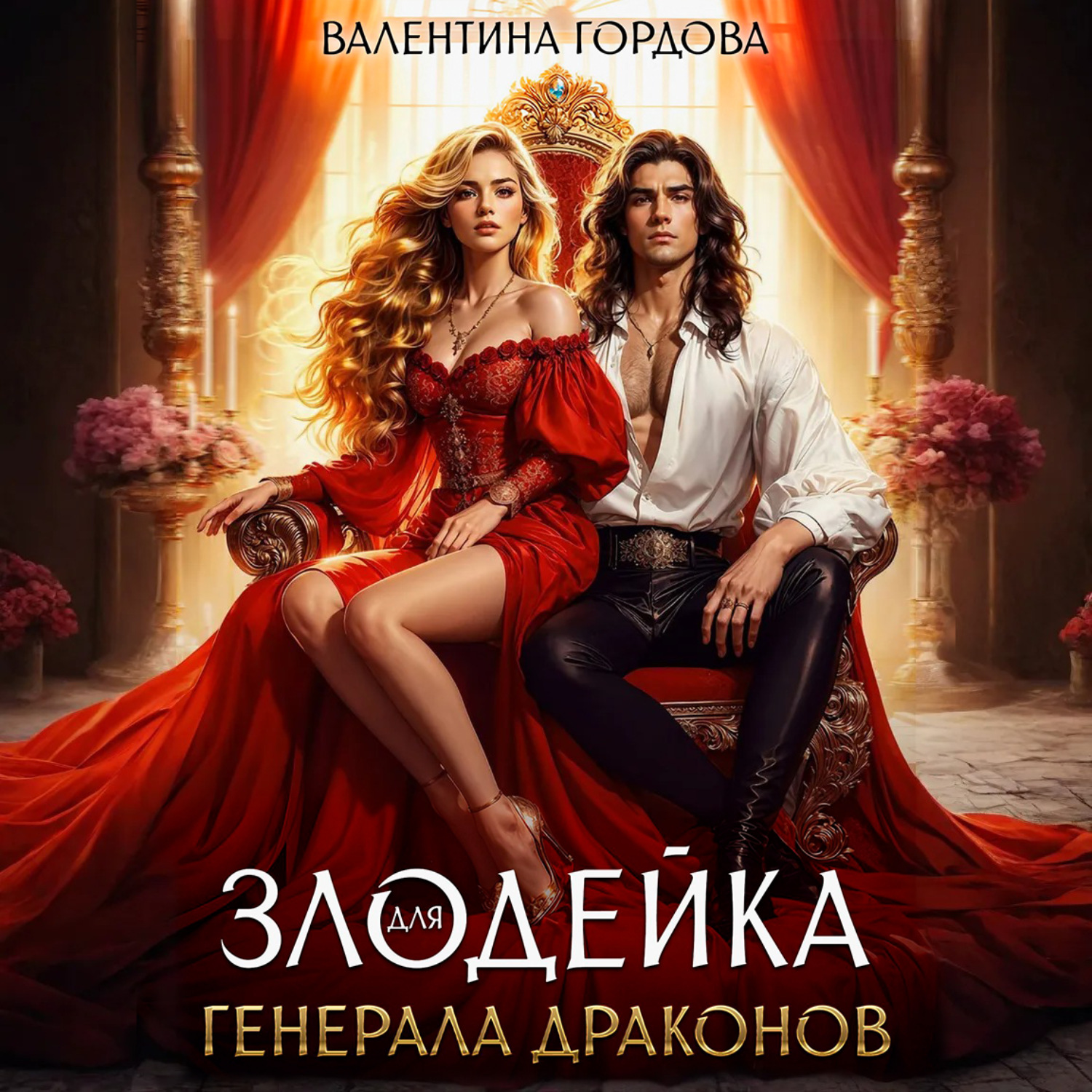 Обложка книги «Злодейка для генерала драконов»