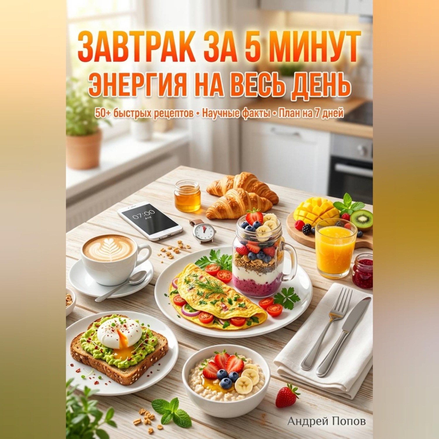 Обложка книги «Завтрак за 5 минут: энергия на весь день»