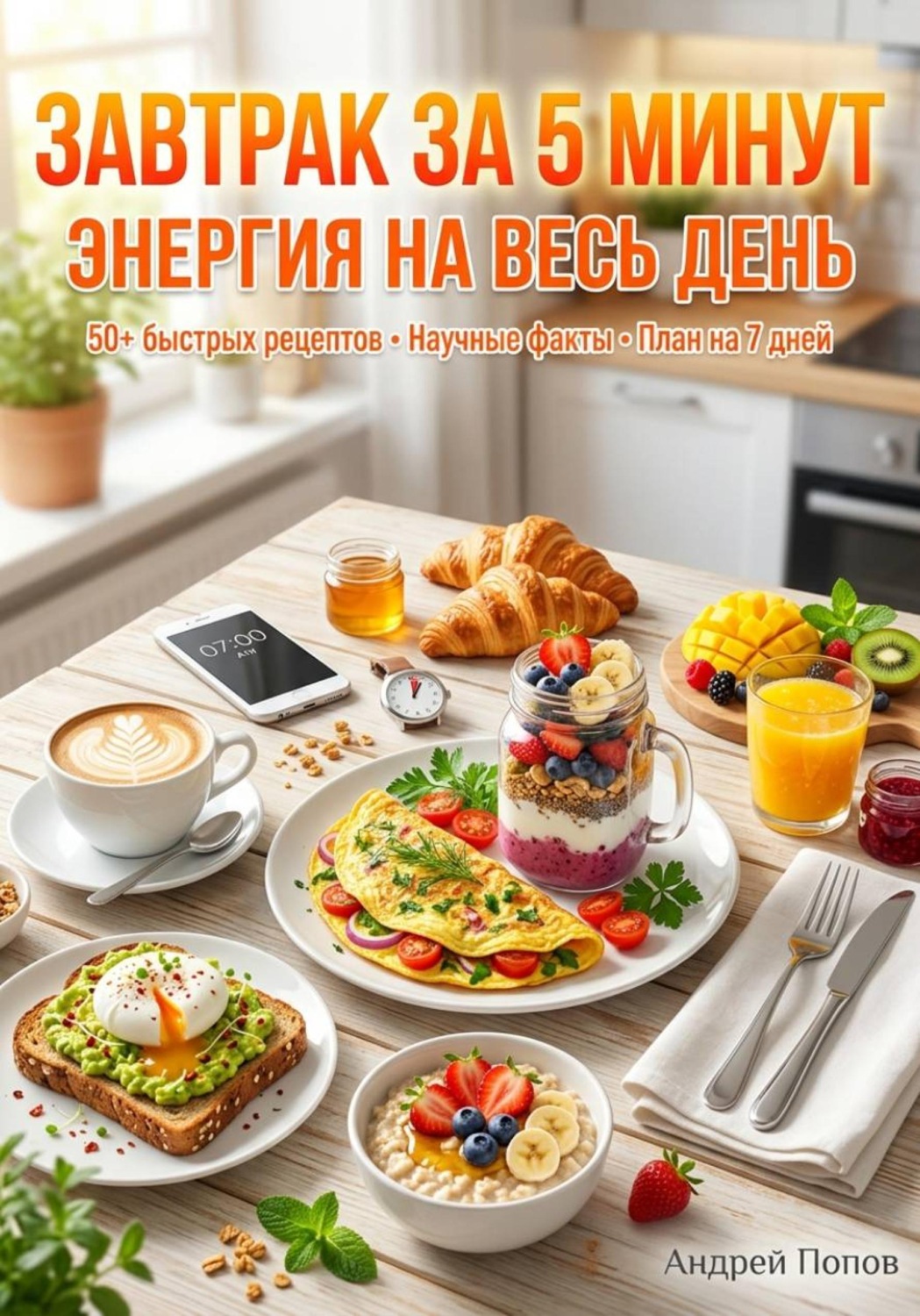 Обложка книги «Завтрак за 5 минут: энергия на весь день»
