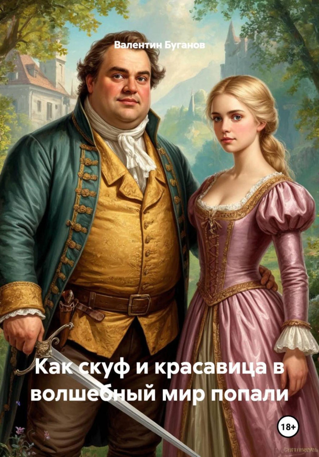 Обложка книги «Как скуф и красавица в волшебный мир попали»