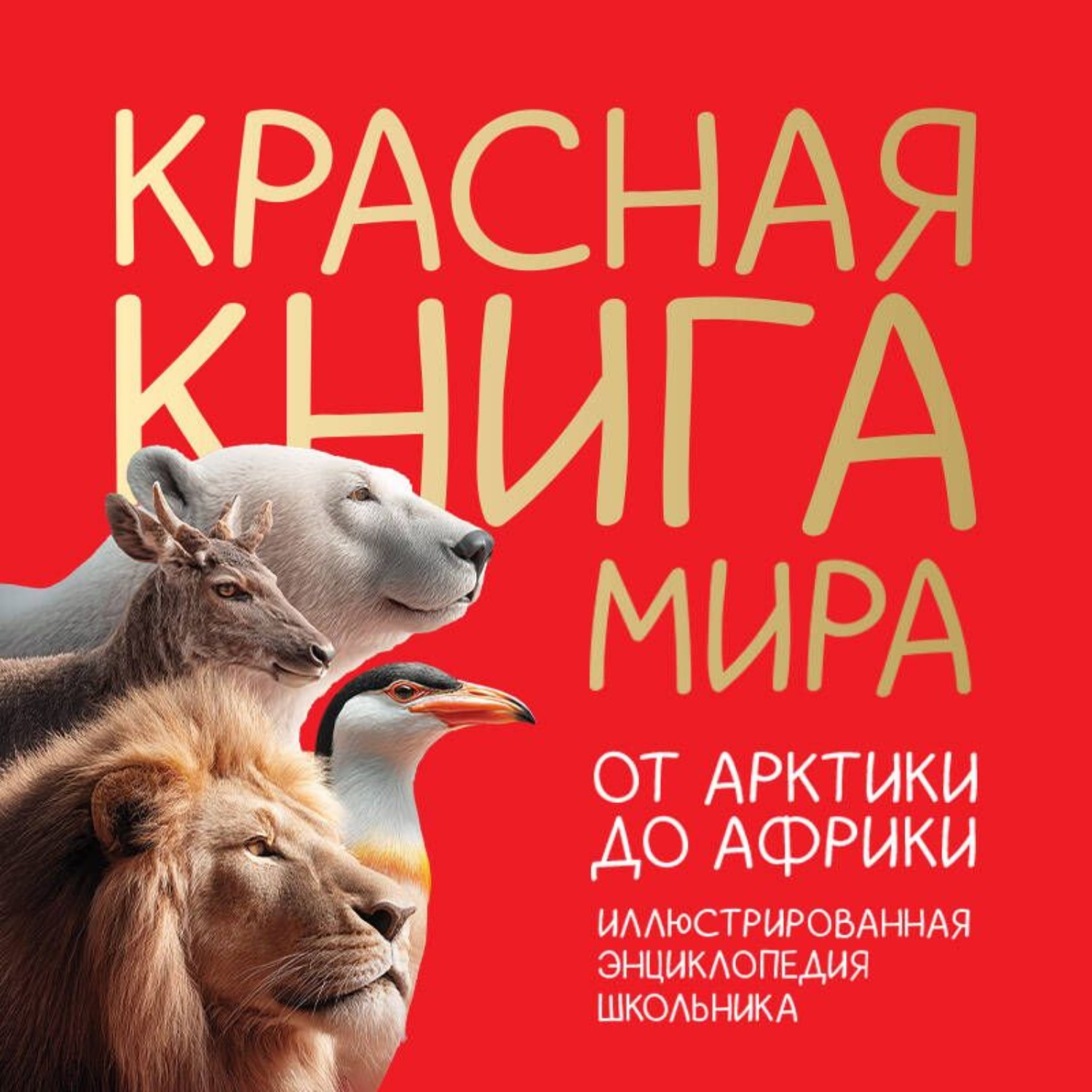 Обложка книги «Красная книга мира. От Арктики до Африки. Иллюстрированная энциклопедия школьника»
