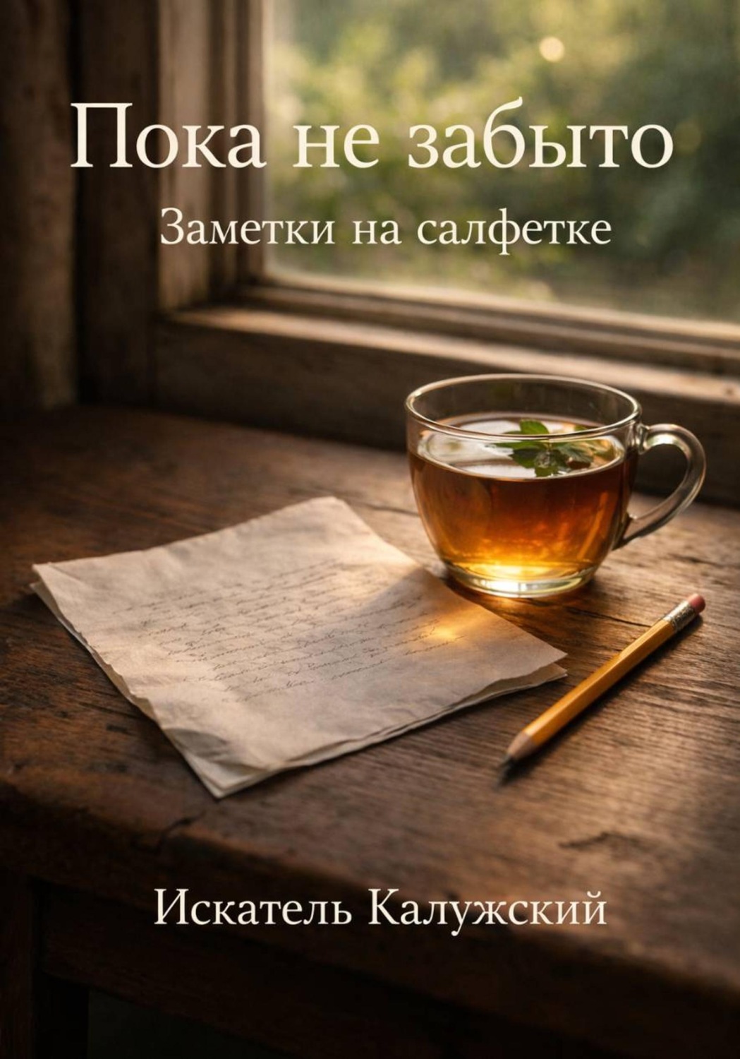 Обложка книги «Пока не забыто. Заметки на салфетке»