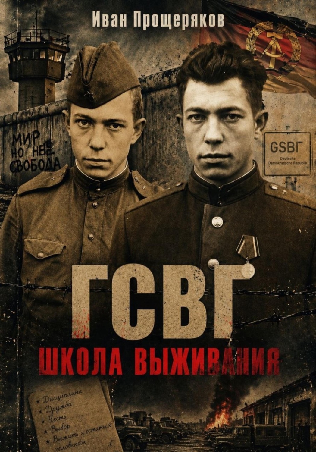 Обложка книги «ГСВГ. Школа выживания»