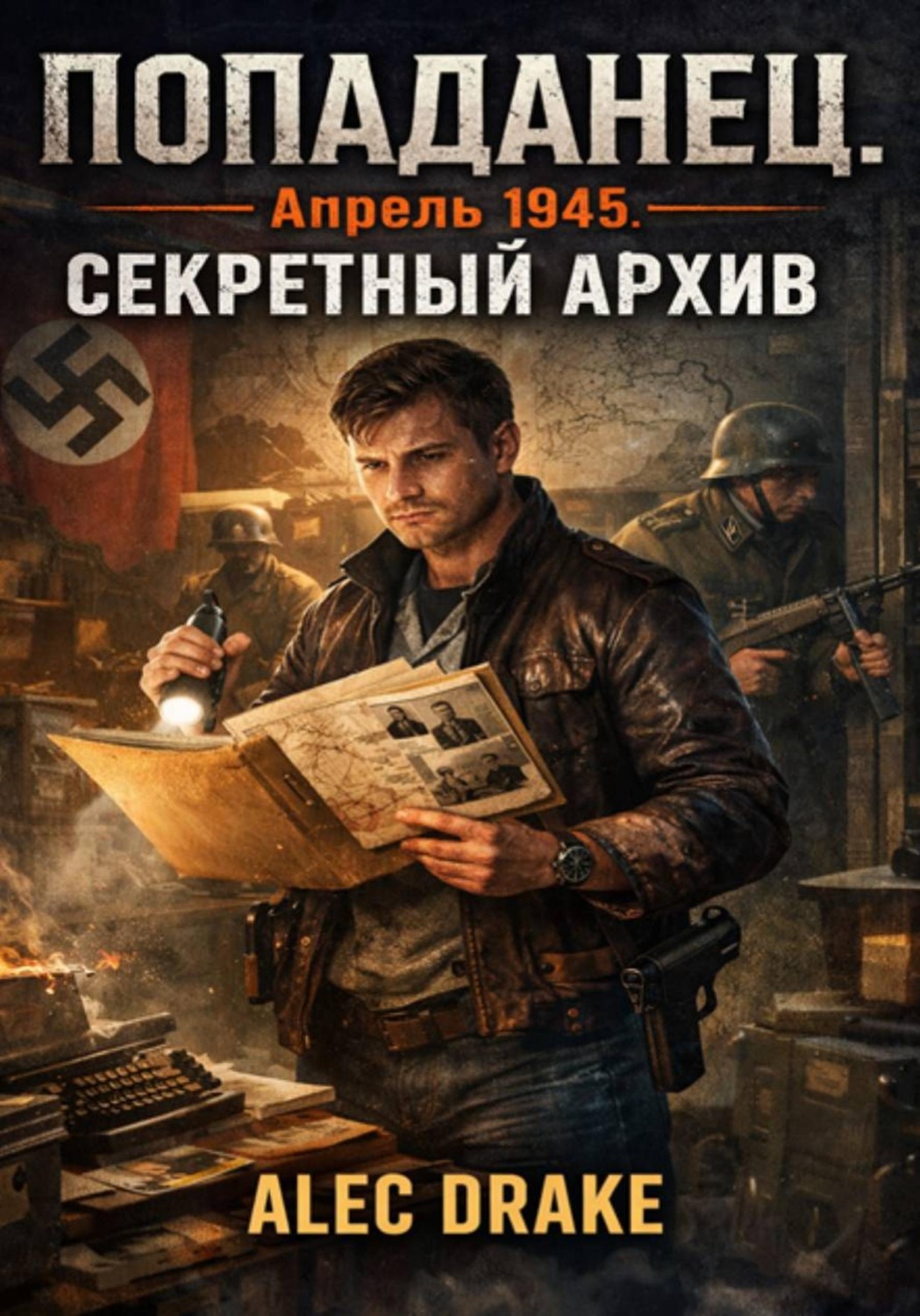 Обложка книги «Попаданец. Апрель 1945. Секретный архив»