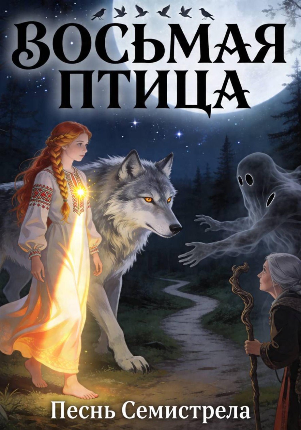 Обложка книги «Восьмая птица. Песнь Семистрела»