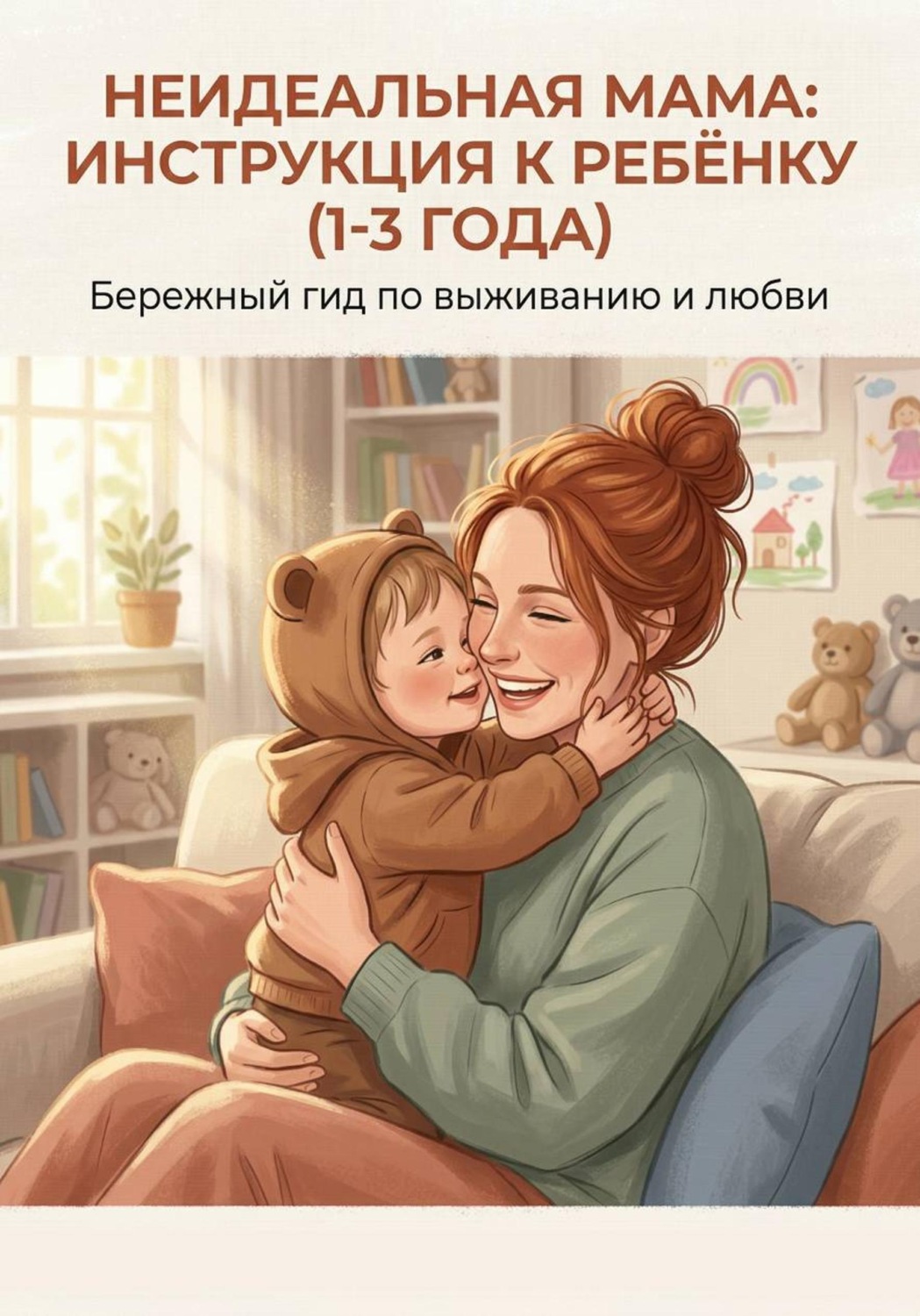 Обложка книги «Неидеальная мама: инструкция к ребёнку (1 - 3 года)»