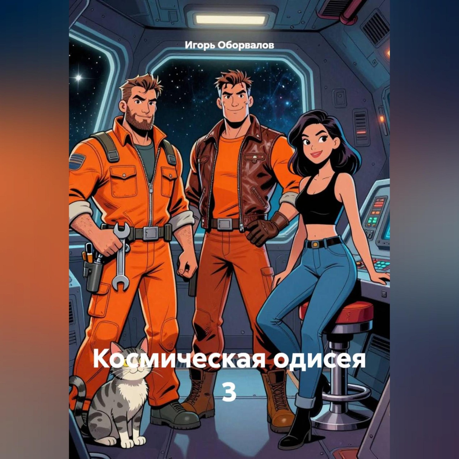 Обложка книги «Космическая одисея 3»