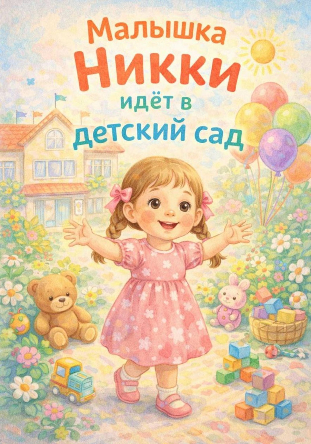 Обложка книги «Малышка Никки идёт в детский сад»