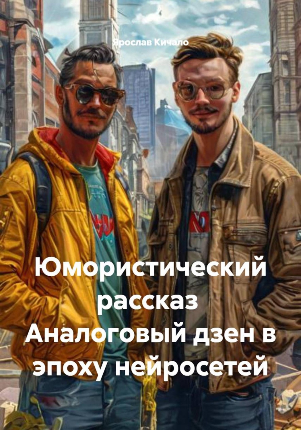 Обложка книги «Юмористический рассказ Аналоговый дзен в эпоху нейросетей»