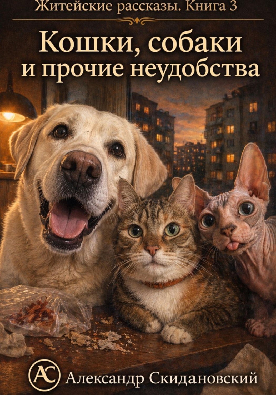 Обложка книги «Кошки, собаки и прочие неудобства»