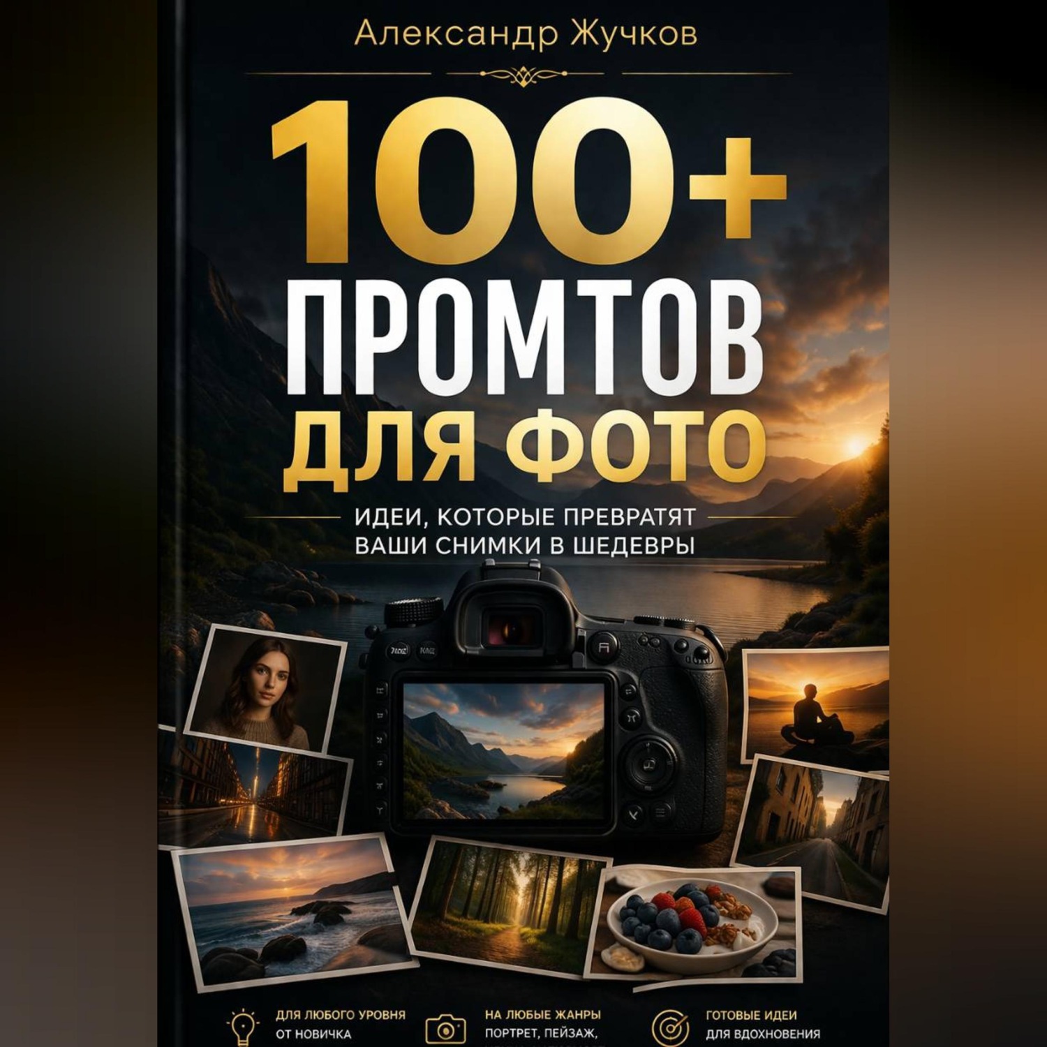 Обложка книги «100+ ПРОМТОВ ДЛЯ ФОТО»