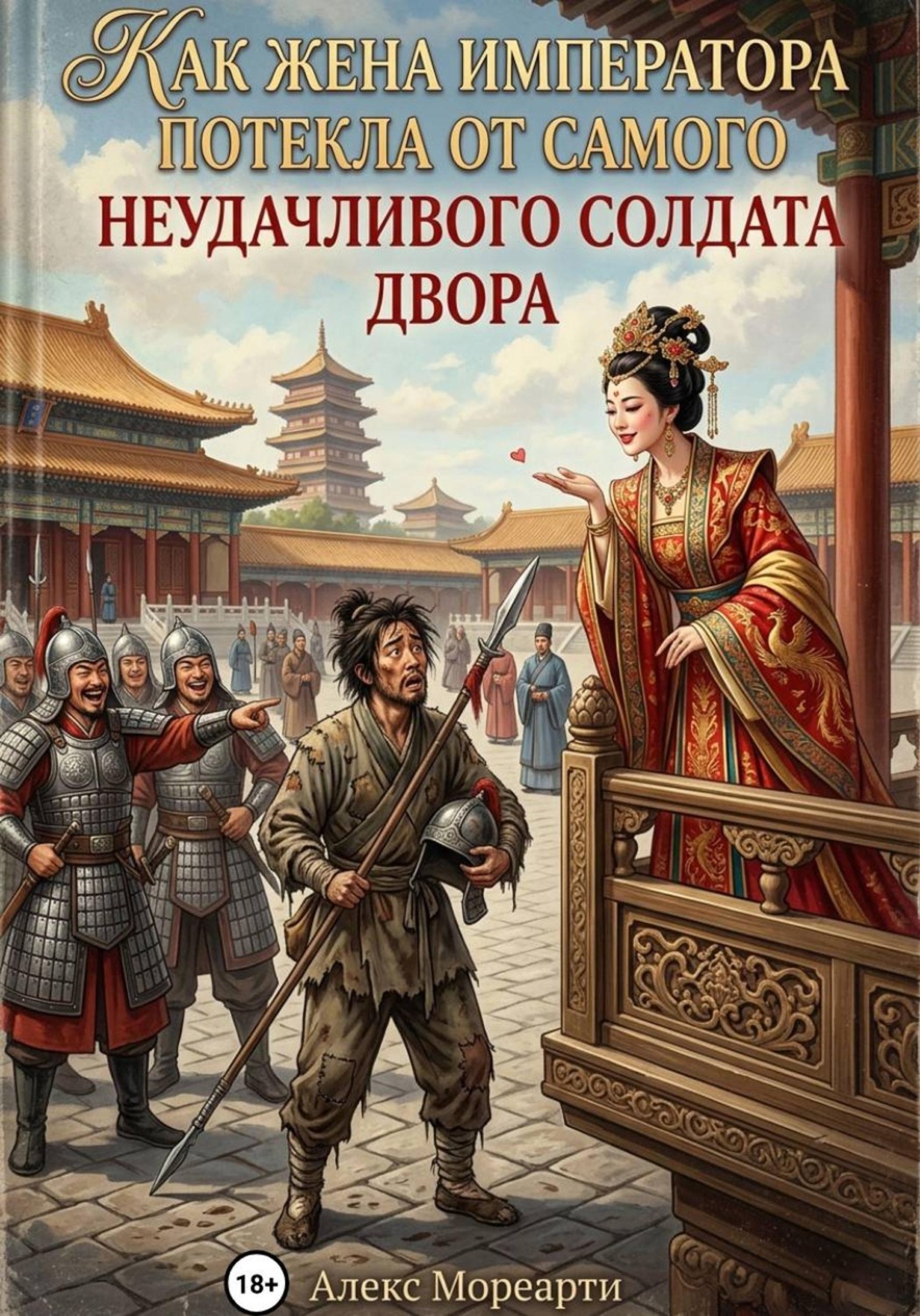Обложка книги «Как жена императора потекла от самого неудачливого солдата двора»