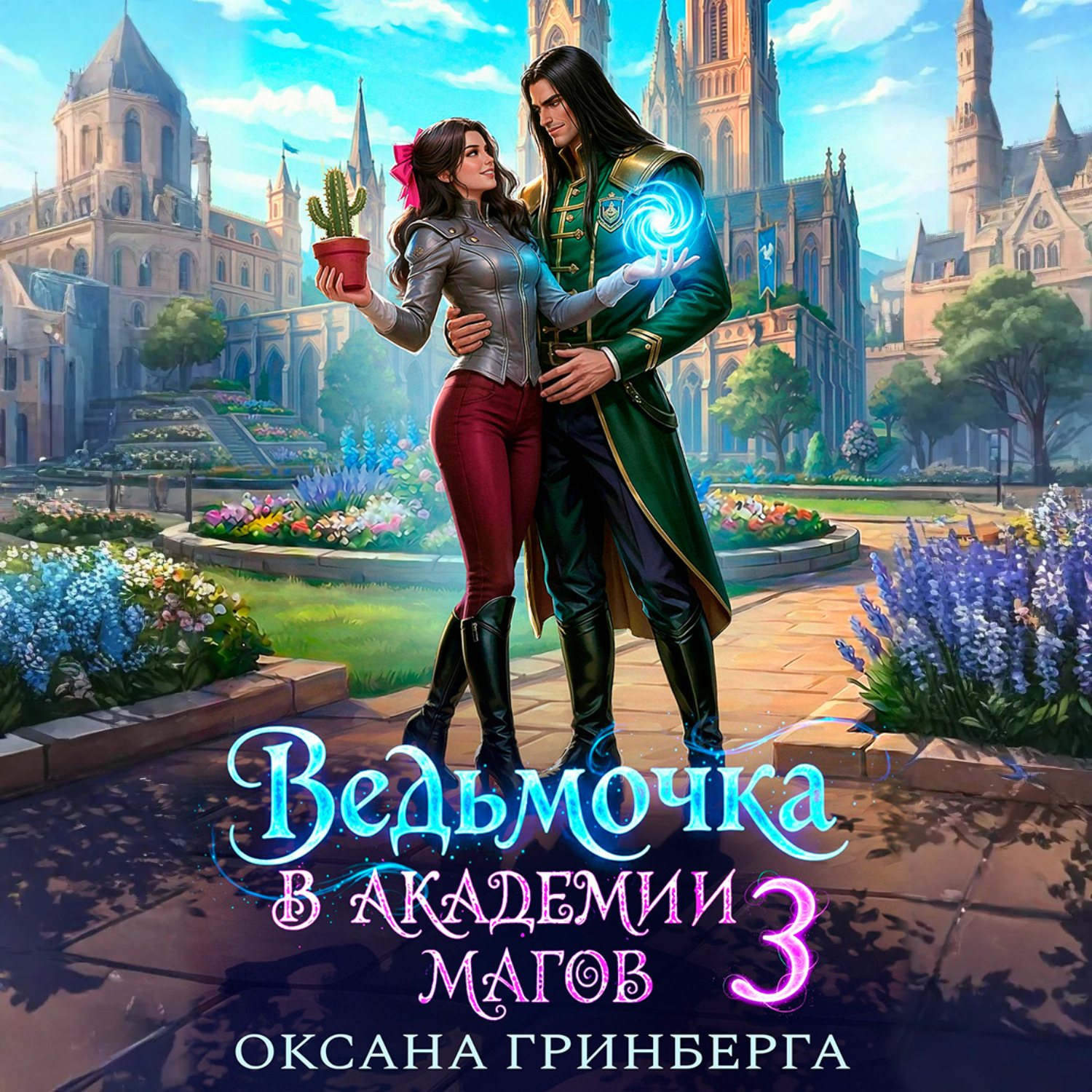 Обложка книги «Ведьмочка в Академии Магов – 3»