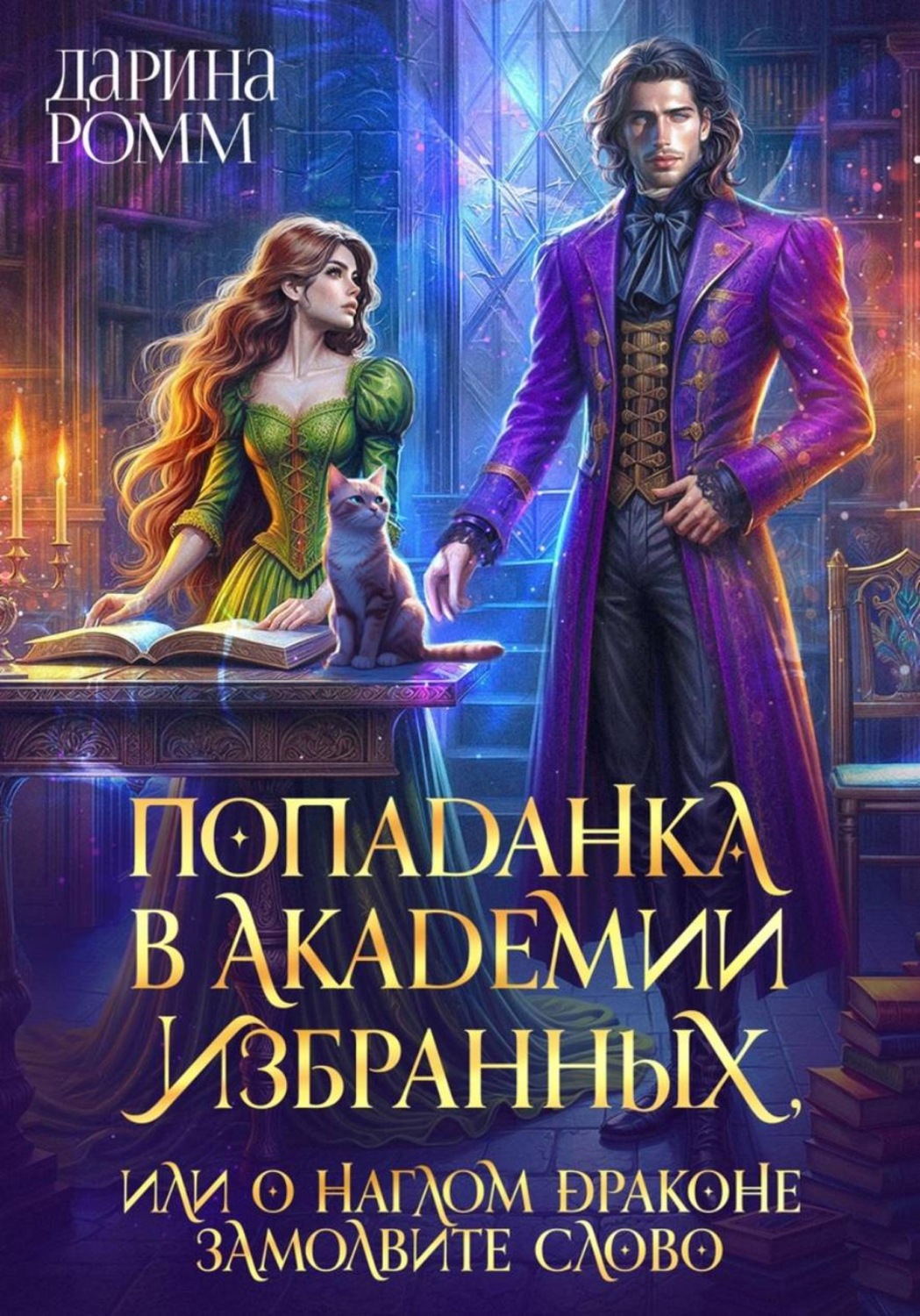 Обложка книги «Попаданка в Академию Избранных, или О наглом драконе замолвите слово»
