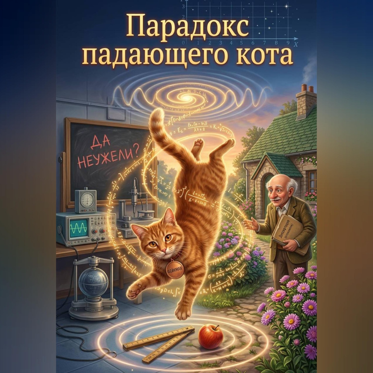 Обложка книги «Парадокс падающего кота»