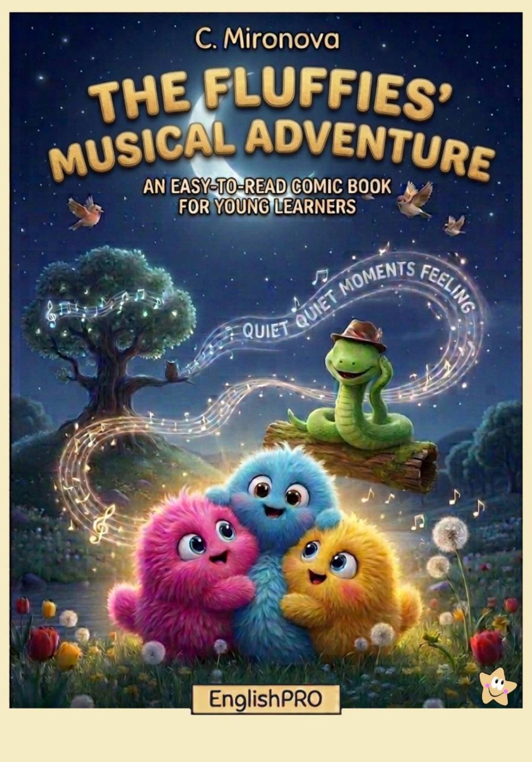 Обложка книги «The Fluffies' Musical Adventure. An easy-to-read comic book for young learners»