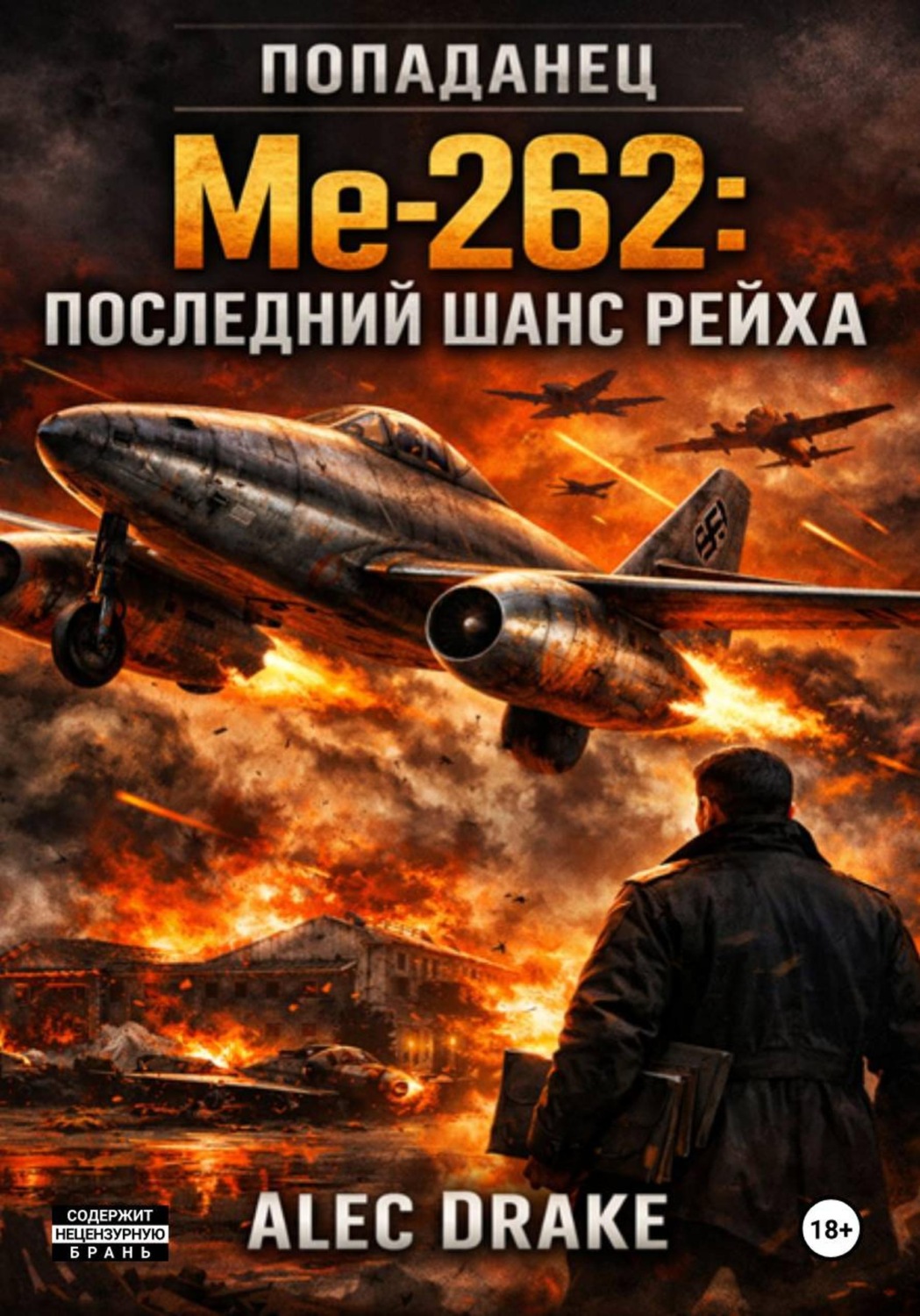 Обложка книги «Попаданец. Me-262: последний шанс рейха»