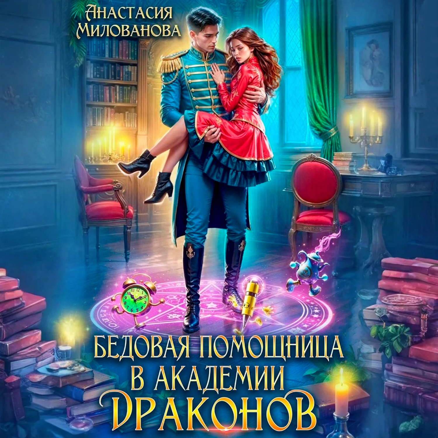 Обложка книги «Бедовая помощница в академии драконов»