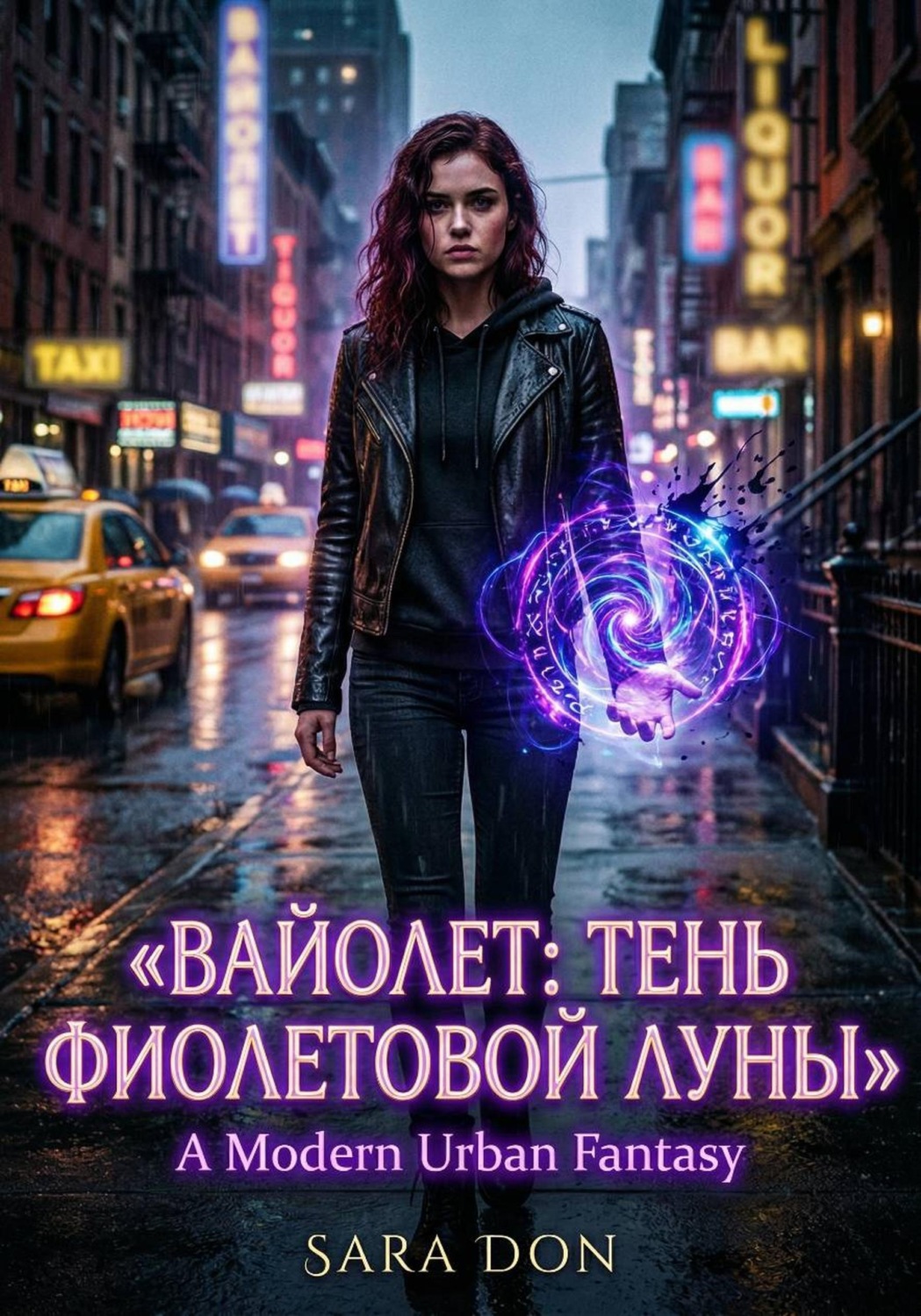 Обложка книги «Вайолет: тень фиолетовой луны»