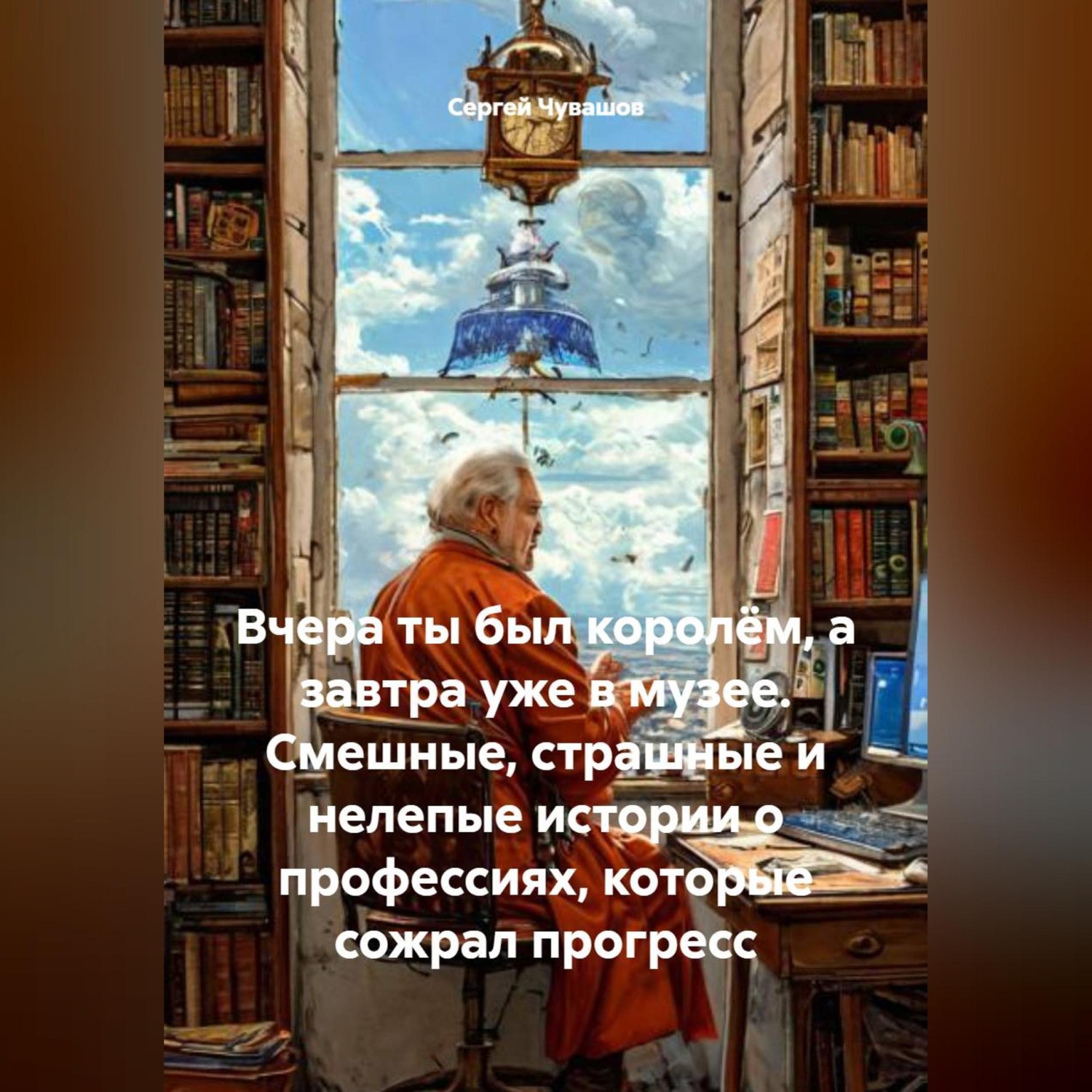 Обложка книги «Вчера ты был королём, а завтра уже в музее. Смешные, страшные и нелепые истории о профессиях, которые сожрал прогресс»