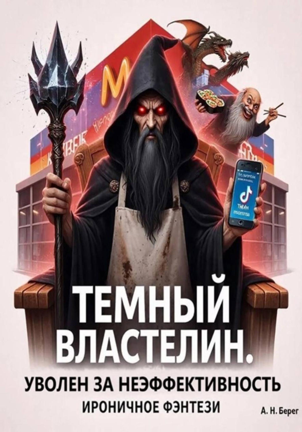 Обложка книги «Темный Властелин. Уволен за неэффективность»