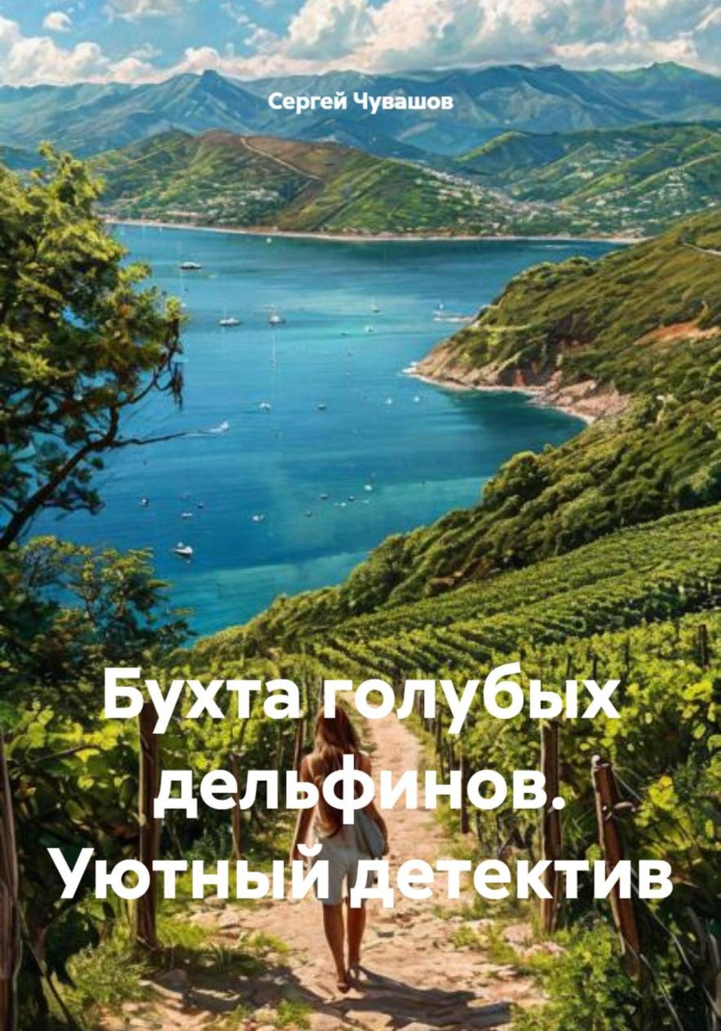 Обложка книги «Бухта голубых дельфинов. Уютный детектив»