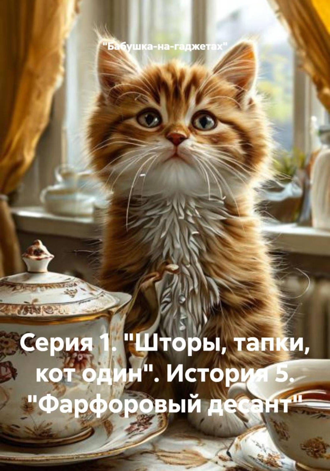 Обложка книги «Шторы, тапки, кот один. Серия 1. История 5. Фарфоровый десант»