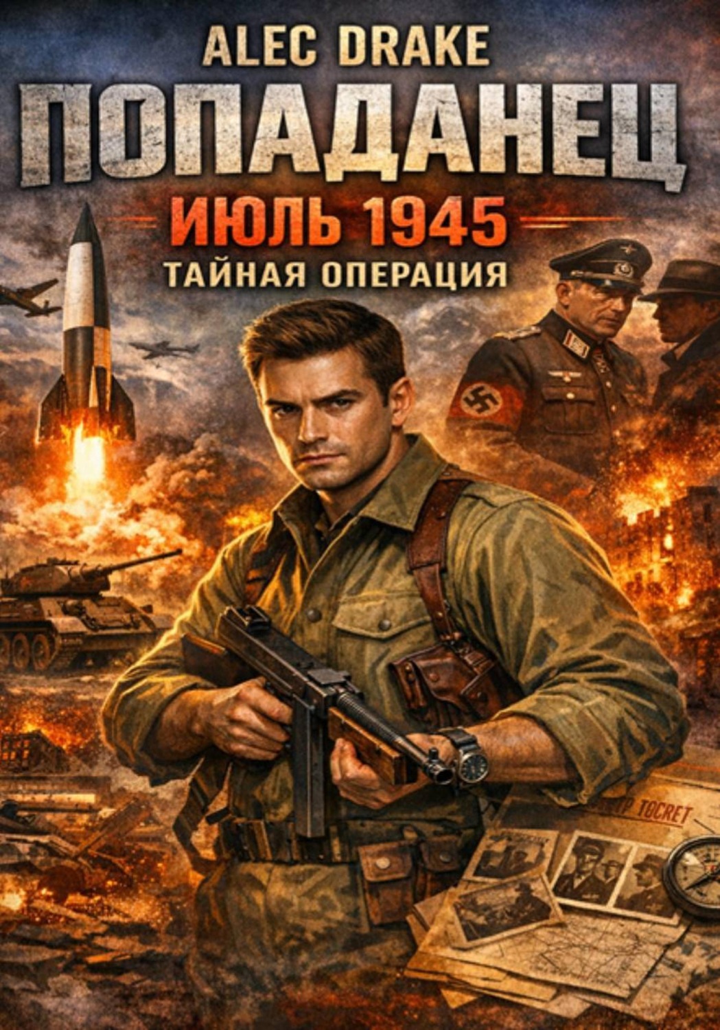 Обложка книги «Попаданец. Июль 1945. Тайная операция»