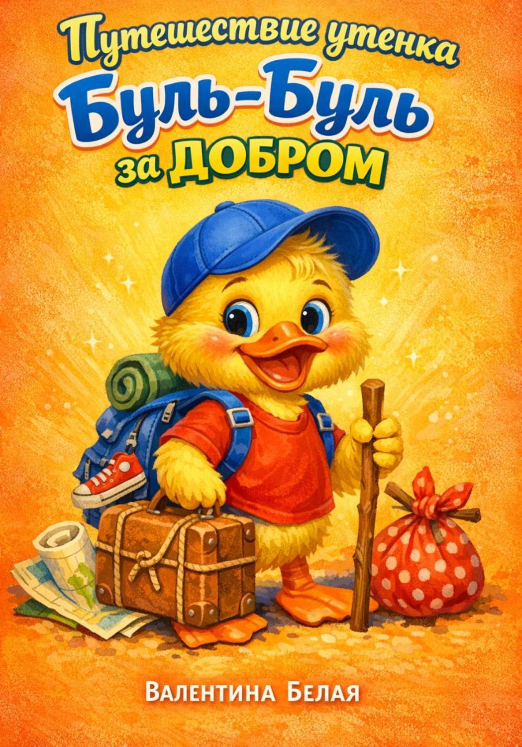 Обложка книги «Путешествие утенка Буль-Буль за добром»