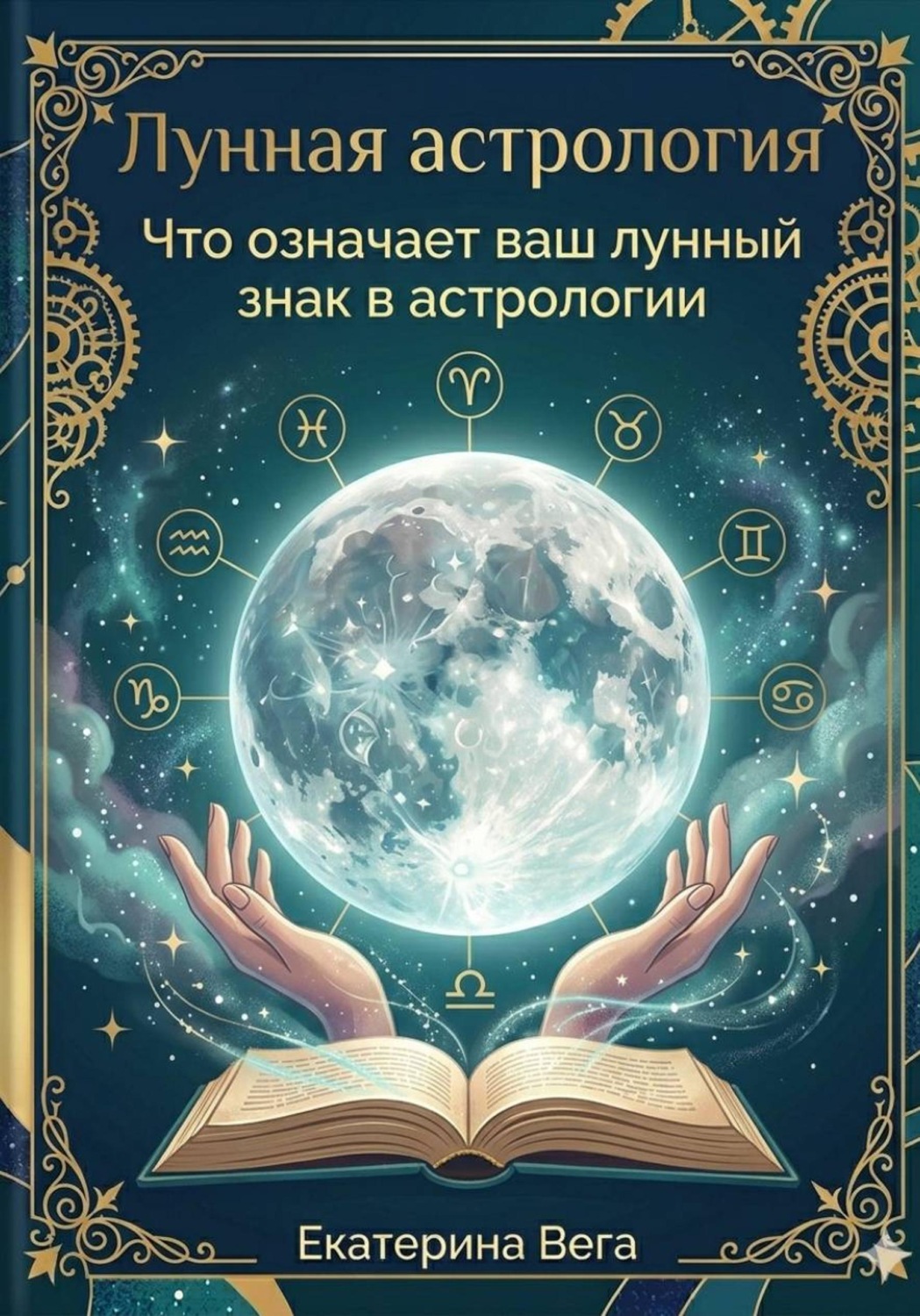 Обложка книги «Лунная астрология. Что означает ваш лунный знак в астрологии»