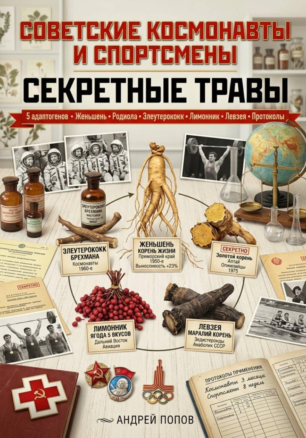 Обложка книги «Советские космонавты и спортсмены: секретные травы»