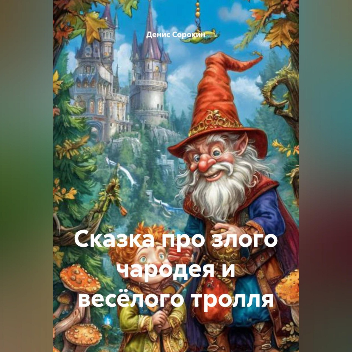 Обложка книги «Сказка про злого чародея и весёлого тролля»