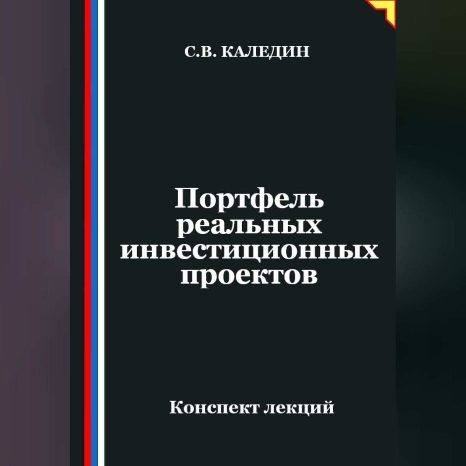 Обложка книги «Портфель реальных инвестиционных проектов»