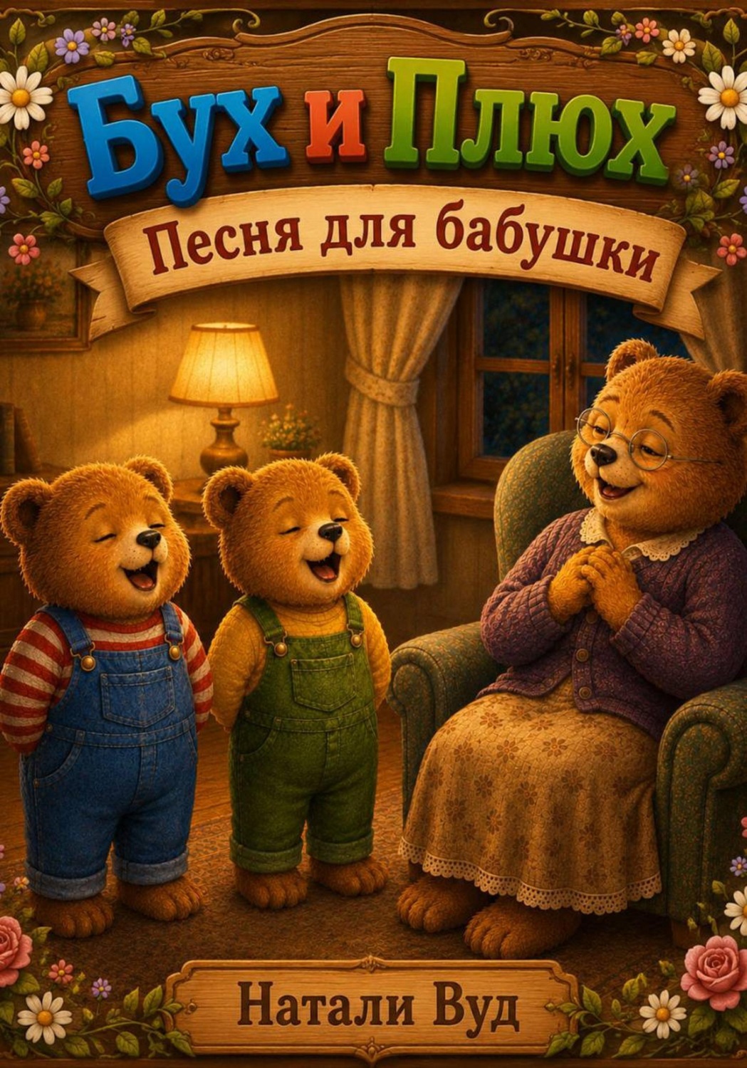 Обложка книги «Бух и Плюх. Песня для бабушки»